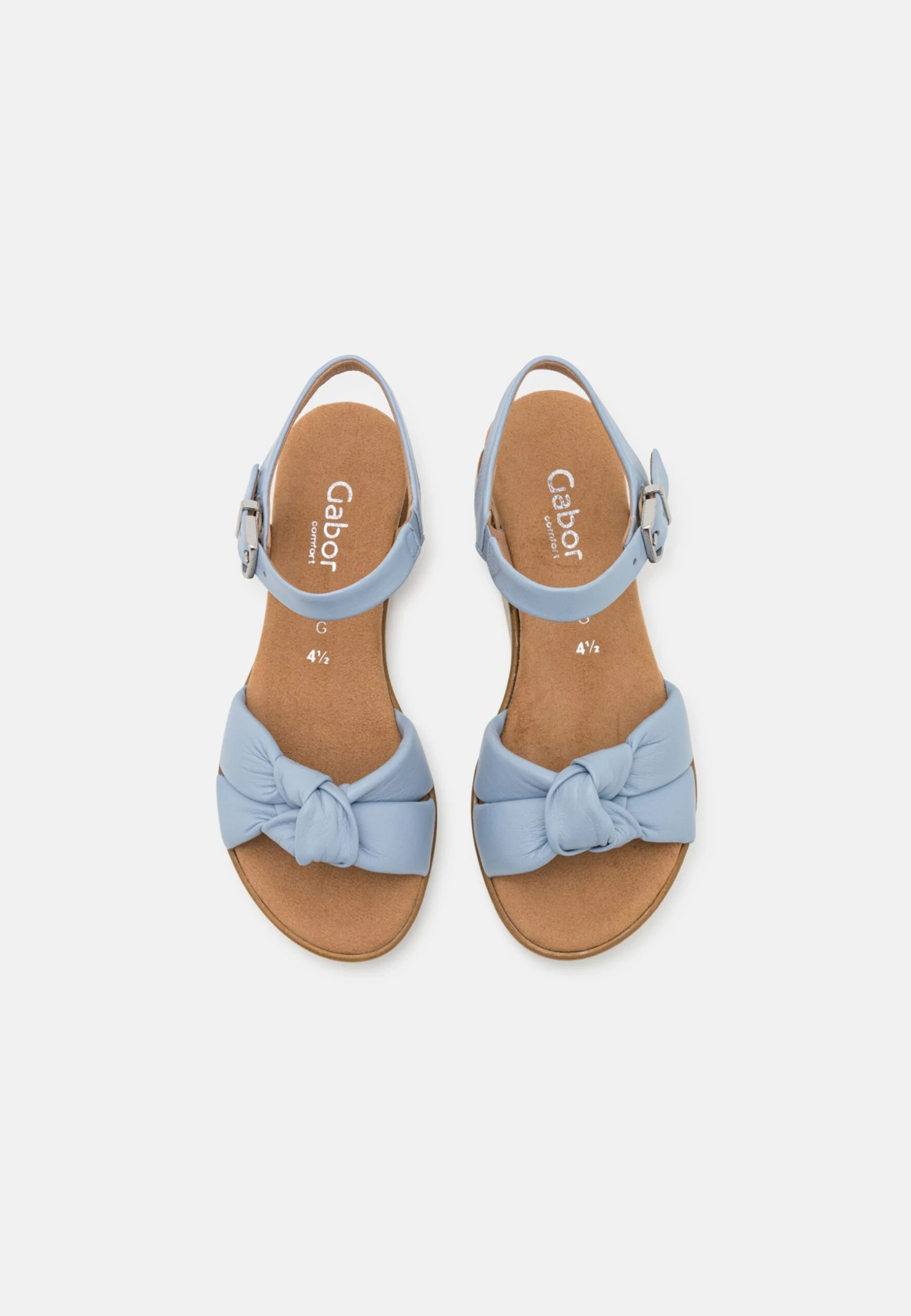 Gabor Comfort Wedge Sandals - Sky 6 Gabor Comfort Wedge Sandals - Sky - Image 6