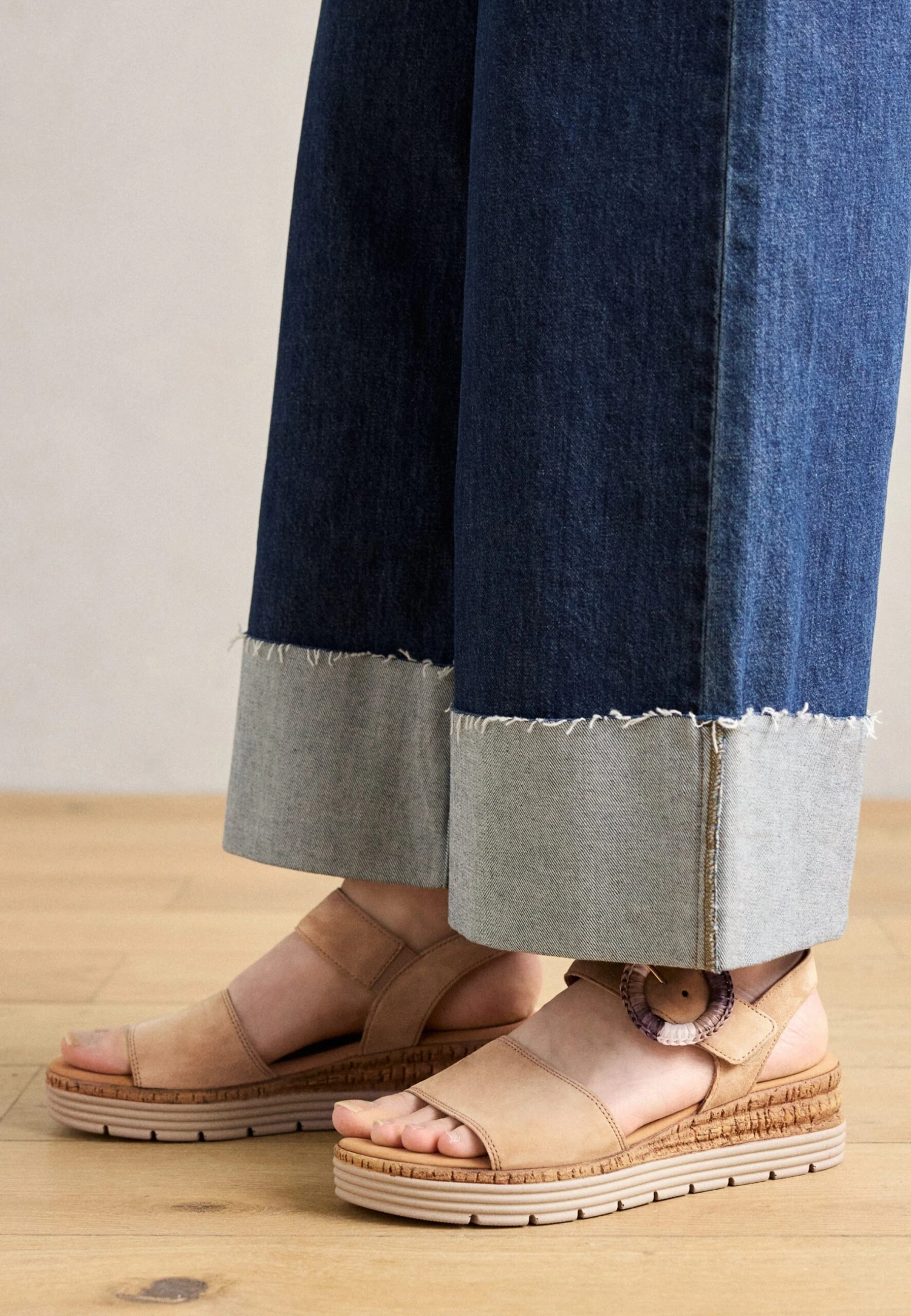 Gabor Comfort Platform Sandals - Sand 2 Gabor Comfort Platform Sandals - Sand - Image 2