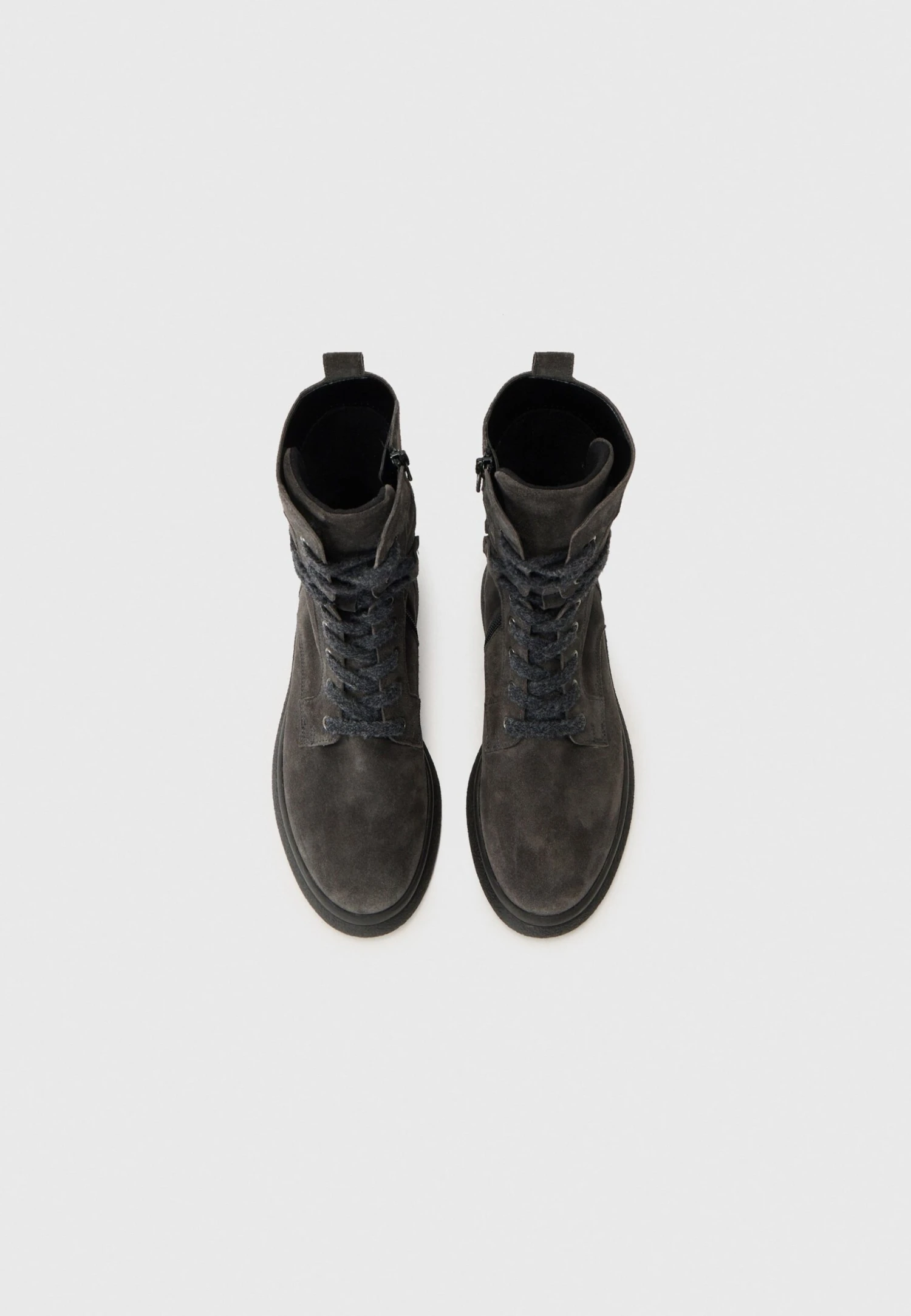 Gabor Lace-up Boots - Dark Grey 4 Gabor Lace-up Boots - Dark Grey - Image 4