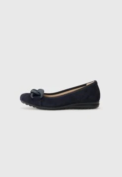 Gabor Comfort Ballet Pumps - Dark Blue