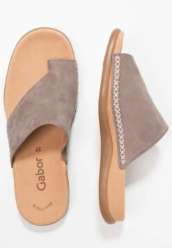 Gabor T-Bar Sandals - Fumo -Gabor Sale Store e4e0a9f18bca40578074f6a5110fad52