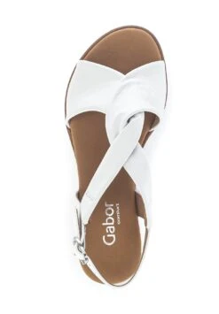 Gabor Comfort Wedge Sandals - Weiss Kork Offwhi -Gabor Sale Store e7a805f50b2f4e15bc5d25b0b4b37d19