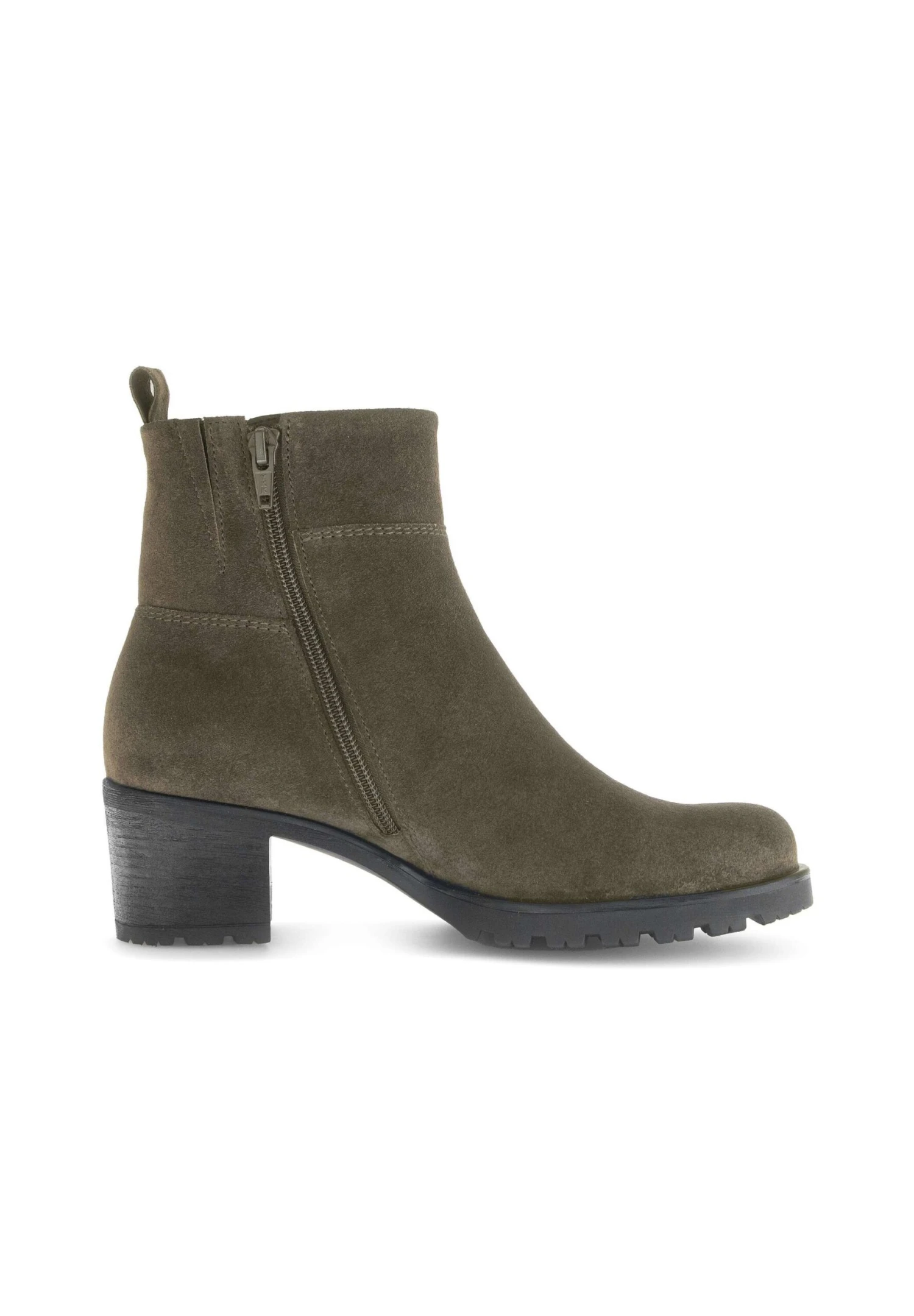 Gabor Comfort Classic Ankle Boots - Oliv Micro 1 Gabor Comfort Classic Ankle Boots - Oliv Micro