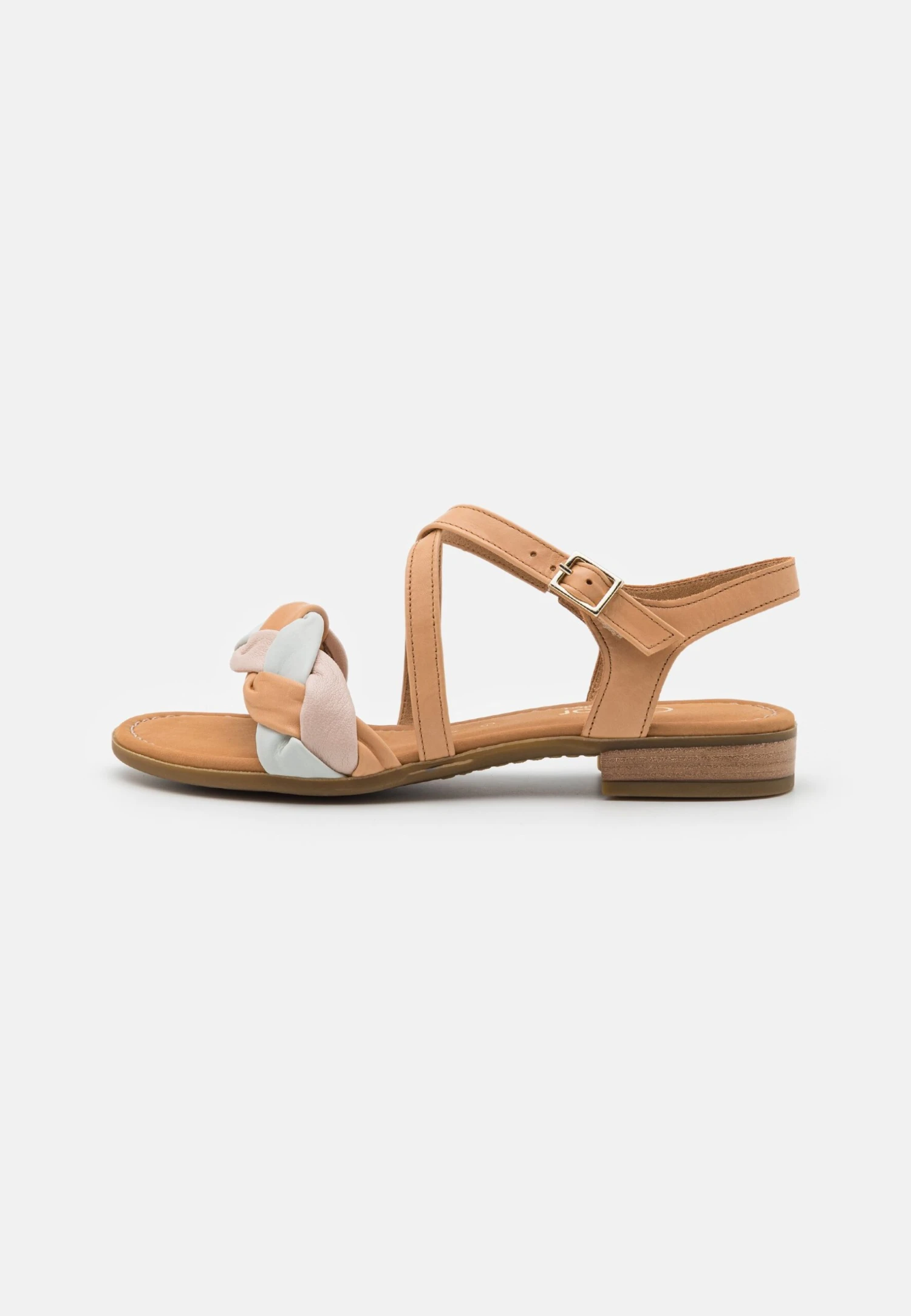Gabor Comfort Sandals - Peanut/Pastel 2 Gabor Comfort Sandals - Peanut/Pastel - Image 2