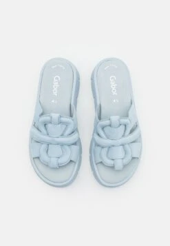 Gabor Heeled Mules - Sky -Gabor Sale Store f67b9883f29c46b18e7a1e2bcb8db40c